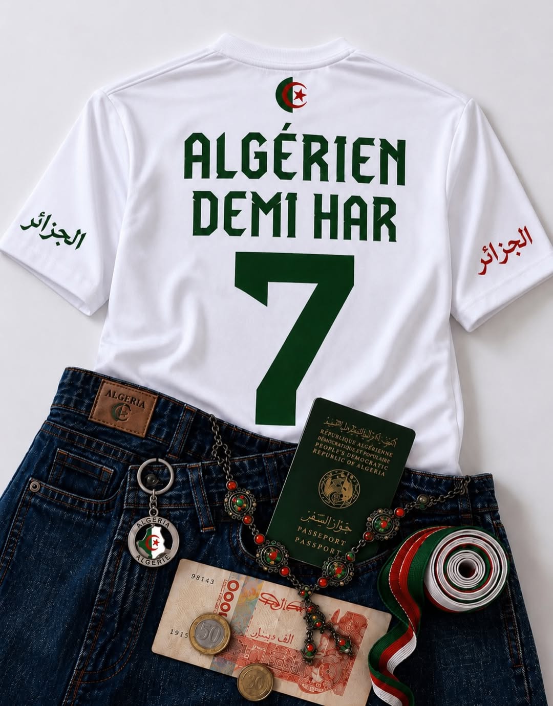 Algérien Demi Har T-shirt